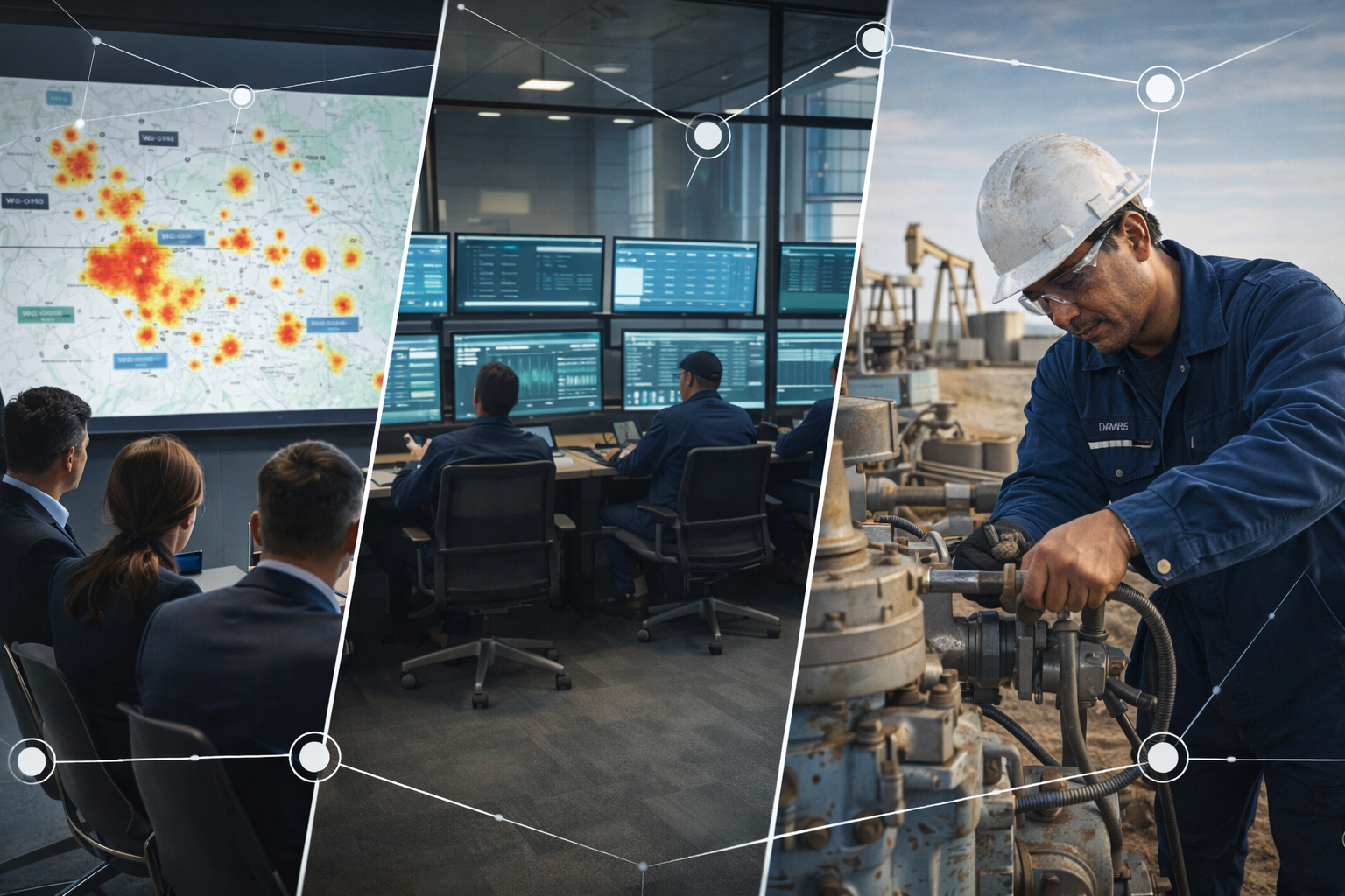 WorkSync operational intelligence: from control room maps to real-time monitoring to field execution